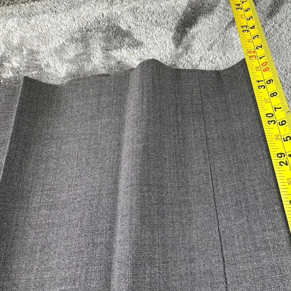 Banana Republic Classic Fit Grey Wool Blend Dress Pants Mens 38x32 Stretch